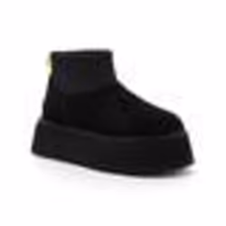 Bottes Ugg Australian W Classic Mini Dipper - Noir - Femme - Cuir - Basse
