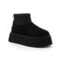 Bottes Ugg Australian W Classic Mini Dipper - Noir - Femme - Cuir - Basse