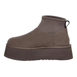 Bottines - UGG - 1168170 CHE CLASSIC MINI DIPPER - Femme - Cuir - Gris - Confort UGGplush
