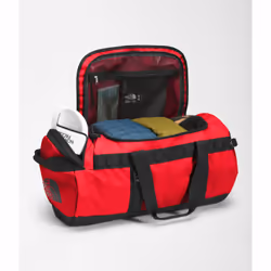 The North Face NF0A52SA sac de voyage 71 L Nylon, Polyester Noir, Rouge