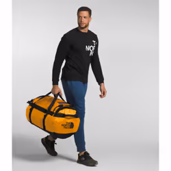 The North Face Base Camp Duffel L sac de voyage 95 L Polyester Noir, Jaune - Vue supplémentaire 5