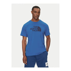T-shirt - The North Face - Easy - Bleu - Homme - 60% coton 40% polyester recyclé