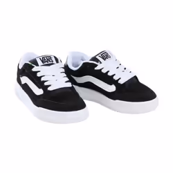 Baskets - VANS - Hylane - Noir - Blanc - Cuir Suédé - Lacets