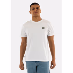 Tee shirt timberland kennebec river back camo tree logo 1001 white