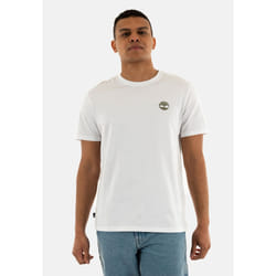 Tee shirt timberland kennebec river back camo tree logo 1001 white