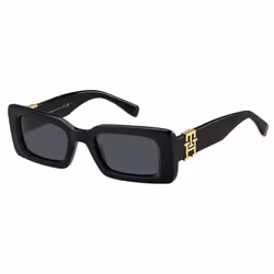 Lunettes de Soleil Tommy Hilfiger TH 2125/S 50/22/140 BLACK/GREY acétate femme TH 2125/S