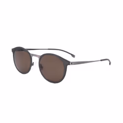 Lunettes de Soleil Hugo Boss BOSS 1245/S 49/21/150 EEM MATTE KHAKY OLIVE STAINLESS STEEL MAN HUB SUN BOSS 1245/S EEM 49 21 15 ...