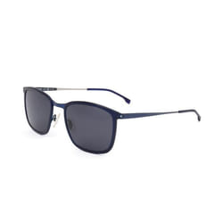 Lunettes de Soleil Hugo Boss BOSS 1243/S 55/21/150 IPQ MATTE BLUE BLUE STAINLESS STEEL MAN HUB SUN BOSS 1243/S IPQ 55 21 150