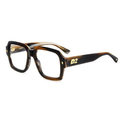 Lunettes de Vue DSQUARED2 D2 0148 54/19/145 EX4 BROWN HORN ACETATE FRAMES MAN DSQUARED2 D2 0148 BROWN HORN Optical