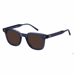 Lunettes de Soleil Tommy Hilfiger TH 2126/S 48/22/150 BLUE/BROWN acétate homme TH 2126/S