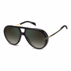 Lunettes de Soleil David Beckham DB 99/VOYAGER 61/15/145 BLACK GOLD/ GREEN SHADED MIRROR acétate homme DB 99/VOYAGER