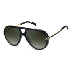 Lunettes de Soleil David Beckham DB 99/VOYAGER 61/15/145 BLACK GOLD/ GREEN SHADED MIRROR acétate homme DB 99/VOYAGER