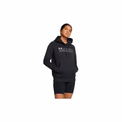 Sweatshirt à capuche femme Under Armour Rival Fleece Wordmark