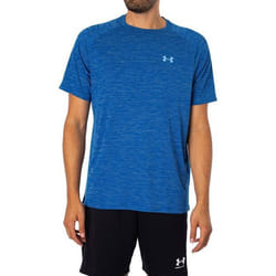 T-Shirt - Under Armour - Tech - Manches Courtes - 100% Polyester - Bleu