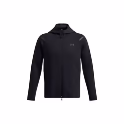 Sweat-Shirt Homme Under Armour Ua Unstoppable Flc Fz Hd Eu - Noir - Manches longues - Autres cols