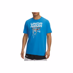 Under Armour Hoops Net T-Shirt Hommes 1390188-452 T:L C:BLEU