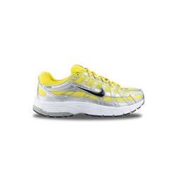 Basket - NIKE - P-6000 - Jaune - Cuir - Compensé