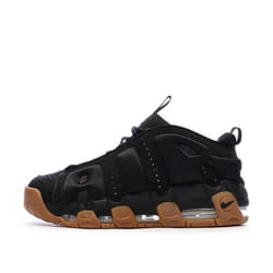 Basket Noir Homme NIKE Air More Uptempo Low Gomme