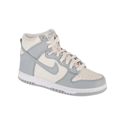 Baskets Femme - Blanc - Nike Dunk High Bg
