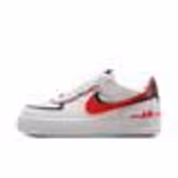 Chaussures - NIKE - Air Force 1 Shadow - Femme - Cuir - Blanc - Plat