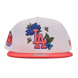 New Era modèle Mlb Floral 9fifty Losdod Blanc