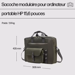 HP Sacoche modulaire pour ordinateur portable 15,6 pouces - Vue supplémentaire 4