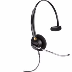 POLY Micro-casque monaural EncorePro 510V VoiceTube + fonction Quick Disconnect, Avec fil, Appels/Musique, 52 g, Casque, Noir