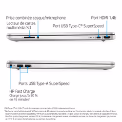 HP 15s-eq2110nf 15.6" PC portable Full HD Ryzen 5 5500U 16Go 512Go SSD Argent - Vue supplémentaire 8