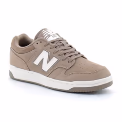 Basket pour adulte - NEW BALANCE - BB480 - Cuir - Lacets - Marron