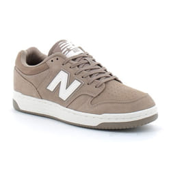 Basket pour adulte - NEW BALANCE - BB480 - Cuir - Lacets - Marron