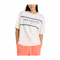 New Balance modèle Athletics Nautical T-shirt Blanc - XS