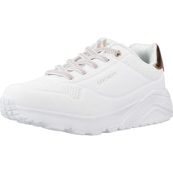Skechers modèle Uno Lite-metallic Mo Blanc
