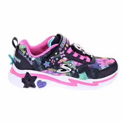 Baskets - SKECHERS - Snuggle Sneaks - Noir - Fille - Plat
