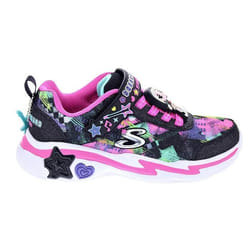 Baskets - SKECHERS - Snuggle Sneaks - Noir - Fille - Plat