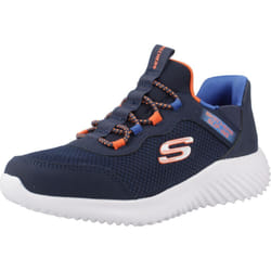 Skechers modèle Bounder - Brisk-burs Slip-ins Bleu