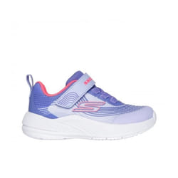 Chaussures enfant Skechers Microspec Advance - Mauve - Lacets - Synthétique