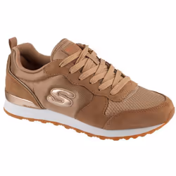 Baskets Skechers Femme Beige - SKECHERS - 111-TAN - Textile - Femme - Lacets - Plat