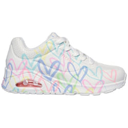 Baskets Skechers Femme Blanc - SKECHERS - 155507-WPTQ - A élastique - Plat - Textile