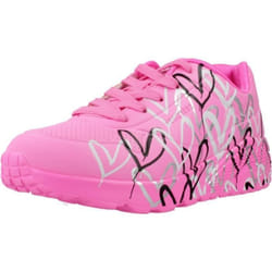 Baskets - SKECHERS - UNO LITE - METALLIC Rose - Synthétique - Doublure Textile - Femme
