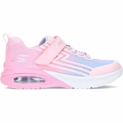Baskets Microspec Max Advance - SKECHERS - Rose - Fille - Scratch - Enfant - Plat - Synthétique