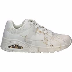 Baskets Skechers Uno - Marbel Marvel Blanc Femme