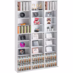Caractéristiques & Détails Rangement flexible : doté d'étagères réglables, l'armoire de rangement multimédia vous permet de p ...