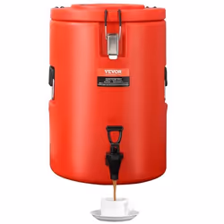 Fontaine à Eau Isotherme - VEVOR - 17L Distributeur de Boissons Isotherme Fontaine à Eau Chaud et Froid Inoxavec Robinet Port ...