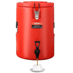 Fontaine à Eau Isotherme - VEVOR - 17L Distributeur de Boissons Isotherme Fontaine à Eau Chaud et Froid Inoxavec Robinet Portable