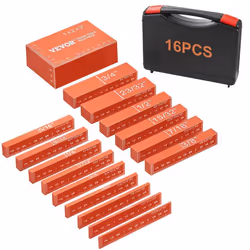 Blocs de Configuration pour Outils Travail du Bois-VEVOR-16PCS- pour Accessoires de Toupie et de Scie à Table