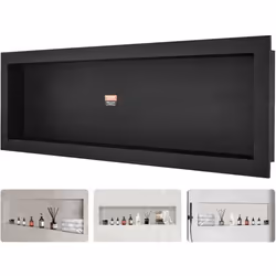 Niche Douche Encastrable - VEVOR - Niche Douche Encastrer Mur 4064x127x10 cm 1 Étagère pour Salle de Bain