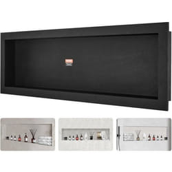Niche Douche Encastrable - VEVOR - Niche Douche Encastrer Mur 4064x127x10 cm 1 Étagère pour Salle de Bain