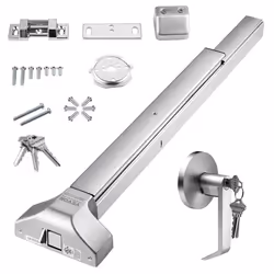 Serrure Anti-Panique - VEVOR - Barre Anti-Panique Barre pour Porte de Secours 76-91 cm de Largeur