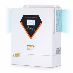 Onduleur Hybride - VEVOR - Onduleur Solaire Hybride 3500 W 230 V avec Contrôleur Solaire MPPT 60 A