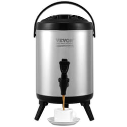 Fontaine à Eau Isotherme - VEVOR - 6L Distributeur de Boissons Isotherme Fontaine à Eau Chaud et Froid Inoxavec Robinet Portable